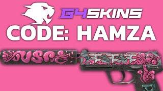 BEST WIN  G4skins Promo Code 2025: HAMZA