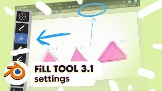 Blender3.1 - Quicktipp: Grease Pencil Fill Tool