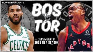 Boston Celtics vs Toronto Raptors Full Game Highlights | Dec 31 | 2025 NBA Season