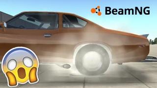 Car vs Burnout - BeamNG Drive