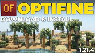 How To Download & Install OptiFine (Minecraft 1.21.4)