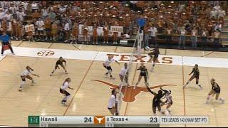 Hawaii Wahine Volleyball vs #8 Texas (Sep. 20, 2024)