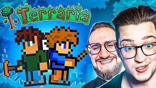 КАК В ЭТО ИГРАТЬ? НАШ ПЕРВЫЙ РАЗ В TERRARIA! ВАМ БУДЕТ СТЫДНО ОТ УВИДЕННОГО! АДСКОЕ ВЫЖИВАНИЕ!