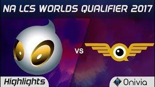 #1 DIG vs. FLY Highlights Game 1 NA LCS Worlds Qualifier 2017 Team Dignitas vs.FlyQuest by Onivia