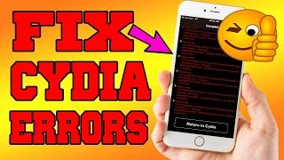 How to Fix Cydia Errors Crashes Remove Bad Sources Yalu Jailbreak 10.2