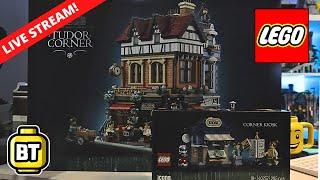 LEGO Tudor Corner Modular Build (10350) LIVE!