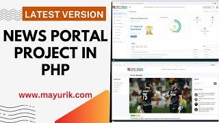 News portal project in PHP