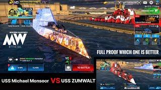 USS Michael Monsoor vs USS Zumwalt - Which One is Better - Modern Warships