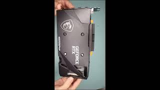 MSI GeForce RTX 3060 VENTUS 2X 12GB GDDR6 Unboxing #Shorts