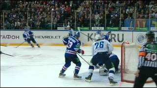 Nail Yakupov scores his first KHL goal / Первый гол Якупова в КХЛ