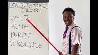 How to pronounce Colours