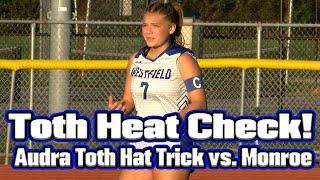 Westfield 4 Monroe 0 | HS Girls Soccer | Audra Toth Hat Trick!