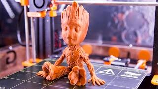 Baby Groot -  3D Printing Time Lapse