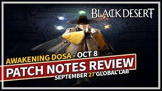 Awakening Dosa Release & New Dehkia Cadry - Global Lab Notes Review Sept 27 | Black Desert