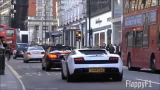 LOUD!! Lamborghini Gallardo LP560-4 REVS!! & Aventador ACCELERATION!! London Supercars!!