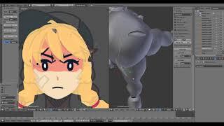 3D Modeling Time-Lapse: Yuuri (Head-part2)