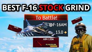 I [STOCK] GRINDED NEW BEST F-16 EXPERIENCE (but it has 1 fault)