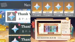 EXTRA 1000+ PRIMOGEMS Before Version 5.3!! HOYOVERSE Decided To Give MORE REWARDS - Genshin Impact