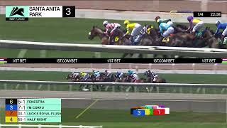 Exultation wins Race 3 on Saturday, May 7th, 2022 at Santa Anita Park.