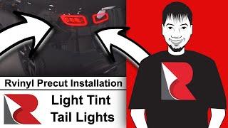 How to Install Precut Tail light Light Tint