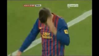 Cavani disallowed bicycle kick vs  Barcelona www Keep Tube com