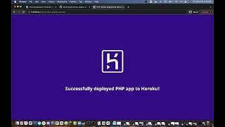 Deploying PHP To Heroku