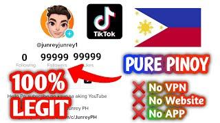 PAANO DUMAMI ANG FOLLOWER SA TIKTOK PURE PINOY 2022 | 100% LEGIT