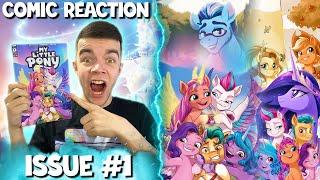 CANTERLOT IS REAL?! | FaolanCortez's COMIC REACTION: My Little Pony IDW G5 "Issue 1"