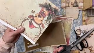 Hither and Yon Studio Crafty Livestream Replay | Tuesday, Dec 3, 2024 | Christmas Journal Continued