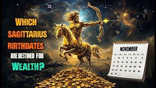  Sagittarius WEALTH SECRETS: Which Birthdates Are DESTINED for Millions?  2025 Astrology Prediction