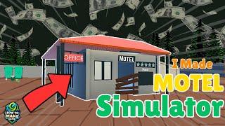 I Made Motel Manager Simulator for Mobile || #unity #devlog