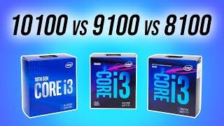 Intel i3-10100 vs 9100 vs 8100 - Does Hyperthreading Matter?