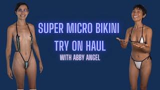 Super Tiny Micro Bikini Try On Haul FEAT @AbbyAngel