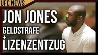 Jon Jones URTEIL - Geldstrafe und Lizenzentzug | UFC News Deutsch