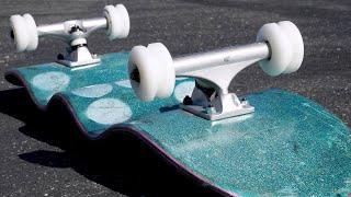 SHARK WHEELS ON THE WAVIEST SKATEBOARD?!
