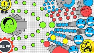 BUFFED "SPREAD SHOT" DOMINATES!!! -Diep.io Buffed Spread Shot vs Streamliner vs EVERY TANK! 401K!