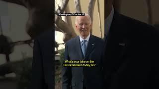 Biden Comments on TikTok Ban Upheld by Supreme Court