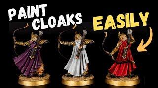 EASILY paint cloaks on miniatures (beginner friendly)