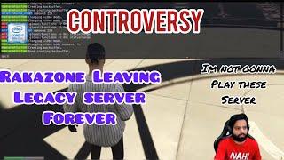 Controversy RakaZone Gaming Marlega Leaving Legacy Server India Funny Highlights GTA5 Roleplay Hindi