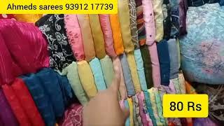 Wholesale cut piece sarees in madina Hyderabad
