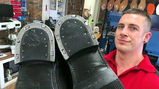 Horseshoe Heels fitted on RAF Drill shoes | Metal work |  RAF boots | Heel plates