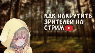 КАК НАКРУТИТЬ ЗРИТЕЛЕЙ НА СТРИМ!!