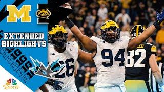 Big Ten Championship: Michigan vs. Iowa | EXTENDED HIGHLIGHTS | 12/3/2023 | NBC Sports