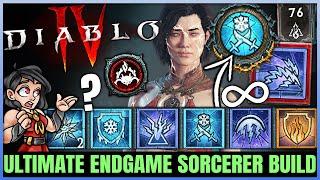 Diablo 4 - New Best Sorcerer Build Update - TRUE INFINITE UNSTABLE CURRENTS - Skills Gear & Paragon!