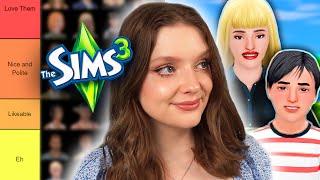 I ranked all 67 residents in The Sims 3 (Base Game)