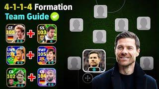 Unstoppable 4-1-1-4  How To Build PERFECT Quick Counter 4-1-1-4 Squad Building In eFootball 2025 