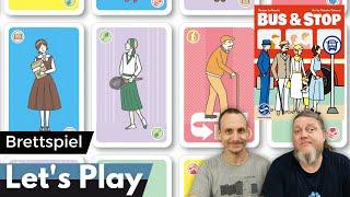 Bus & Stop – Brettspiel –  Saashi & Saashi – Let´s Play mit Alex & Peat