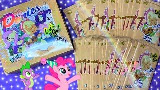 РАСПАКОВКА карточек My little pony/30 паков/​⁠​⁠@gagarin_cards /Бумажная Зефирка