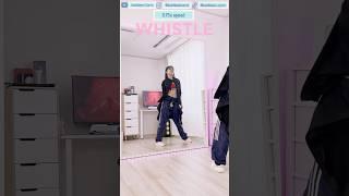 0.75x Slow Music #whistle #blackpink #douyin  #dancechallenge #dancetutorial