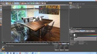 Реалистичный 3д текст CINEMA4D